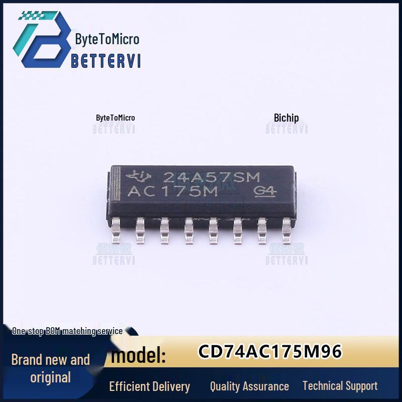Texas Instruments CD74AC175M96 SOIC-16 Flip-Flop, 1.5V-5.5V Operating Voltage
Texas Instruments CD74AC175M96 SOIC-16 Flip-Flop, 1.5V-5.5V Operating Voltage