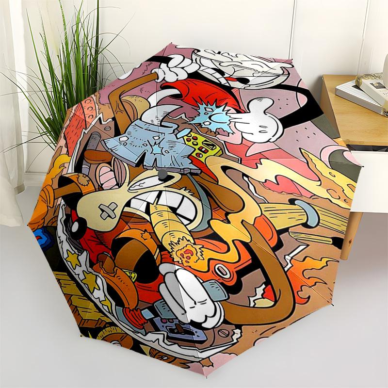1pc Crash Bandicoot Outdoor Umbrella - Automatic Opening/Closing, Portable 3-Fold Design with 8-Bone Iron Frame - Perfect Gift for Crash Fans, Travele
1pc Crash Bandicoot Outdoor Umbrella - Automatic Opening/Closing, Portable 3-Fold Design with 8-Bone Iron Frame - Perfect Gift for Crash Fans, Travele