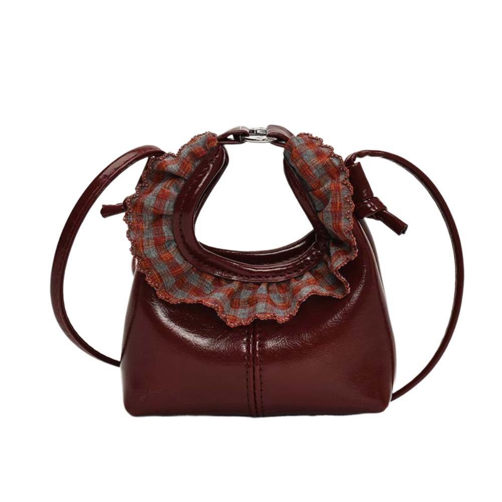 Retro Lipstick Crossbody Bag Lace Adjustable Straps Small Shoulder Pouch Lightweight Waterproof Leather Mini Handbag Women темно-червоний колір
Retro Lipstick Crossbody Bag Lace Adjustable Straps Small Shoulder Pouch Lightweight Waterproof Leather Mini Handbag Women темно-червоний колір