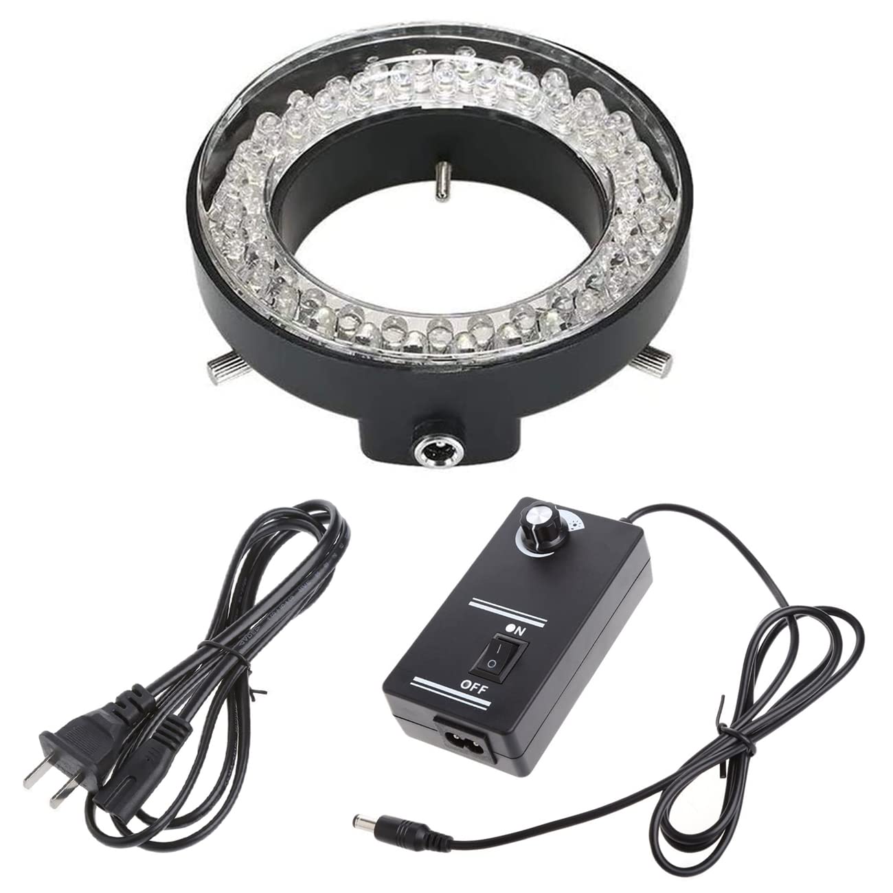 Restars LED Ring Light for Stereo 60 LED 62mm Inner Power Adapter Adjustable Microscopes, Long-Life High-Brightness Beads, Diameter, Included, чорний
Restars LED Ring Light for Stereo 60 LED 62mm Inner Power Adapter Adjustable Microscopes, Long-Life High-Brightness Beads, Diameter, Included, чорний
