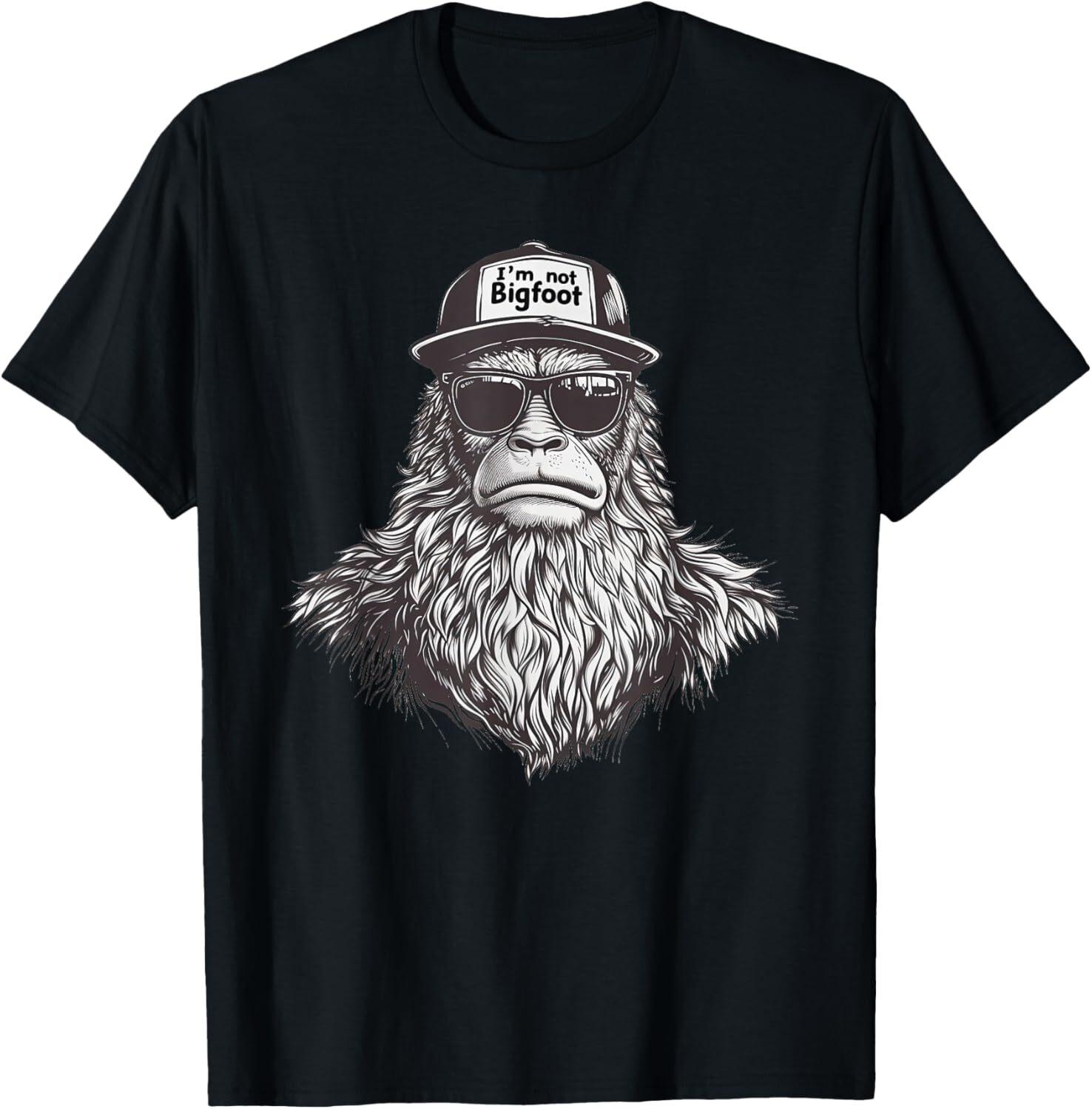 Bigfoot In Disguise Sunglasses Trucker Hat I m Not Sasquatch T-Shirt Mens Womens Tees Top Tops Tee 4XL
Bigfoot In Disguise Sunglasses Trucker Hat I m Not Sasquatch T-Shirt Mens Womens Tees Top Tops Tee 4XL