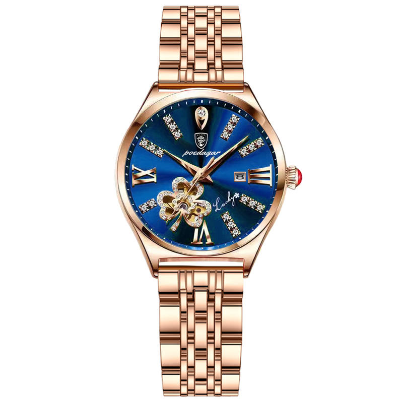 POEDAGAR Women Watch Fashion Luxury Wine Red Quartz Watches Waterproof Stainless Stain Ladies Wristwatch Romatic Girlfriend Gift рожевий колір золота/синій
POEDAGAR Women Watch Fashion Luxury Wine Red Quartz Watches Waterproof Stainless Stain Ladies Wristwatch Romatic Girlfriend Gift рожевий колір золота/синій