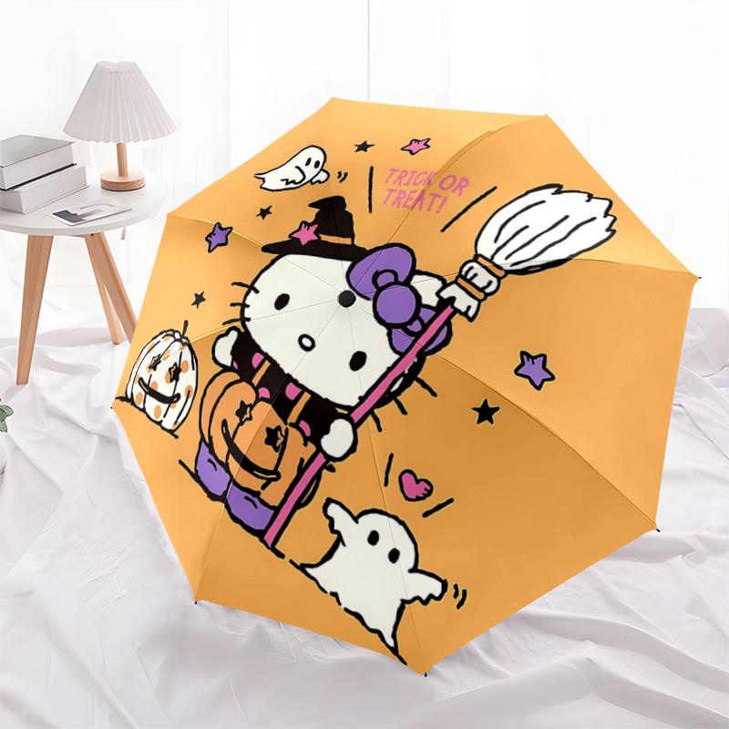 1pc Hello Kitty Halloween Witch Costume Broomstick Automatic Open/Closed Umbrella - Portable Tri-Fold Design with 8-Bone Iron Frame - Outdoor for Fans
1pc Hello Kitty Halloween Witch Costume Broomstick Automatic Open/Closed Umbrella - Portable Tri-Fold Design with 8-Bone Iron Frame - Outdoor for Fans
