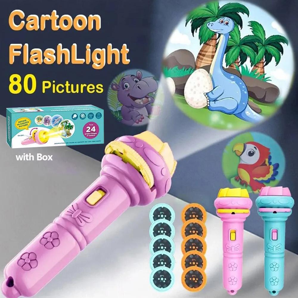 10 Cards Cartoon Projection Flashlight 80 Patterns Creative Children Flashlight Toy Projector Baby Toys Bedtime Story Book Toy
10 Cards Cartoon Projection Flashlight 80 Patterns Creative Children Flashlight Toy Projector Baby Toys Bedtime Story Book Toy