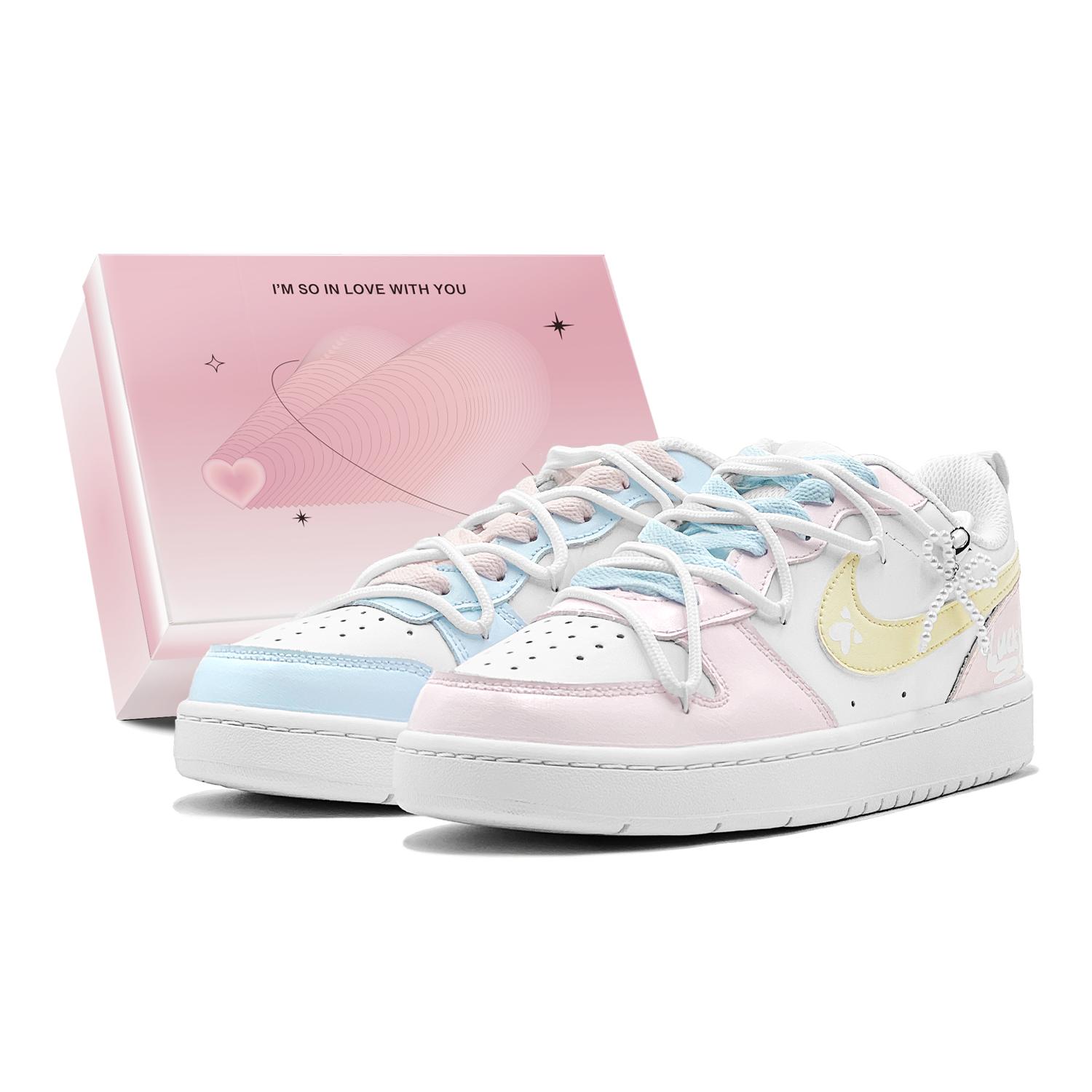 Nike Court Borough Couple s, Romantic Treats, Rainbow Fragrance, Mismatched Colors, Deconstruction Design Low top BQ5448-100(TeamS2-S-BOX) 40
Nike Court Borough Couple s, Romantic Treats, Rainbow Fragrance, Mismatched Colors, Deconstruction Design Low top BQ5448-100(TeamS2-S-BOX) 40