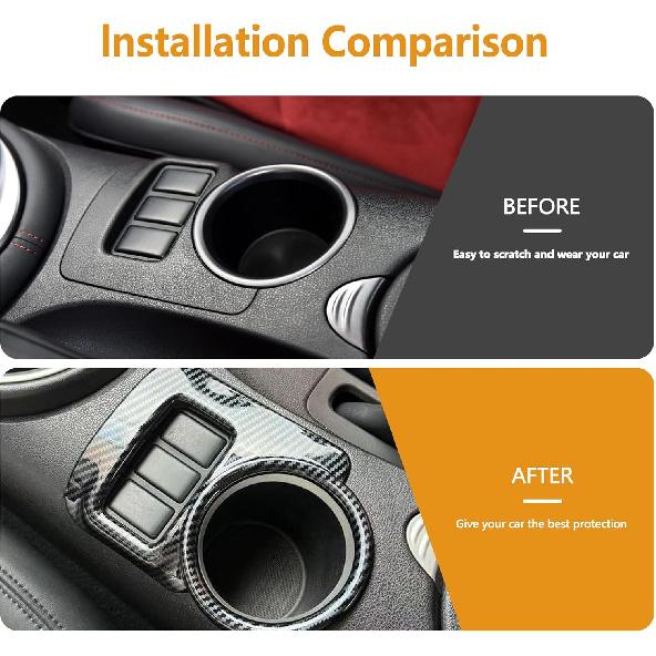 Car Center Consoles Cup Holder Panel Trim Cover Compatible with Nissan 370Z 2009-2020 ABS Consoles Seat Heating Button Panel Cover Anti-Scratch
Car Center Consoles Cup Holder Panel Trim Cover Compatible with Nissan 370Z 2009-2020 ABS Consoles Seat Heating Button Panel Cover Anti-Scratch
