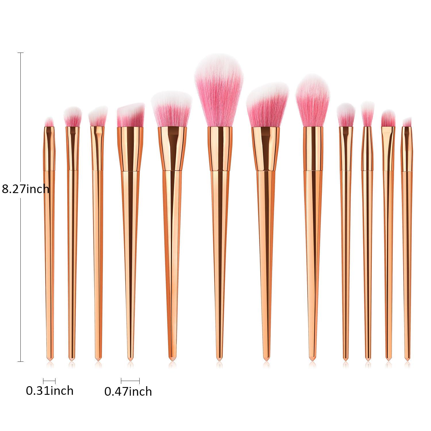7шт/12шт косметичних пензликів з рожевого золота, довга трубочка, пензлик для макіяжу 12pcs/set
7шт/12шт косметичних пензликів з рожевого золота, довга трубочка, пензлик для макіяжу 12pcs/set