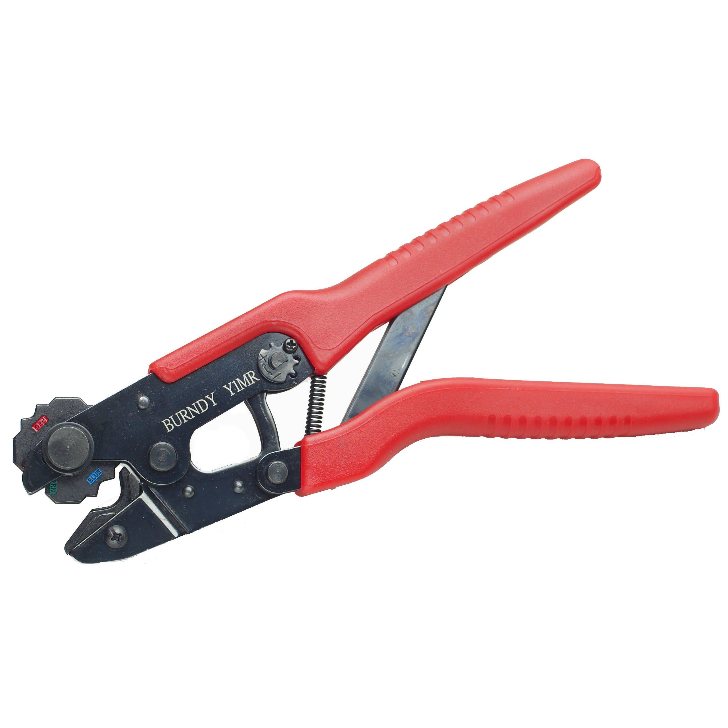 Burndy Y1MRTC Hytool Ratchet Crimper, Copper Hydent Terminals, Splices, and Thin-Wall C-Taps, 0.73 Width, 9-7/8 Length
Burndy Y1MRTC Hytool Ratchet Crimper, Copper Hydent Terminals, Splices, and Thin-Wall C-Taps, 0.73 Width, 9-7/8 Length