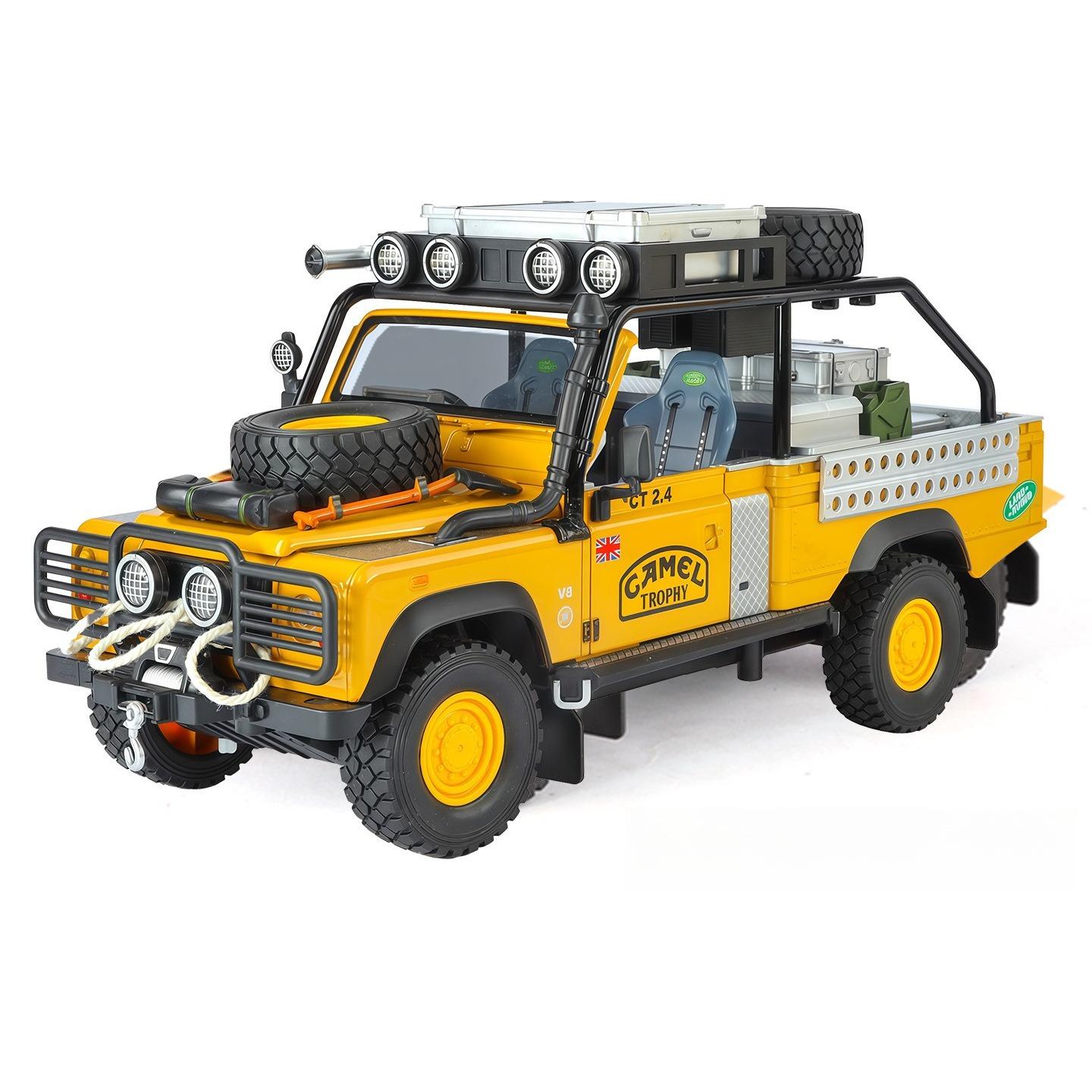 1/24 Land Rover Defender 110 Сплавний Литий Позашляховик Модель Автомобіля Хлопчикам Подарунок на День Народження Колекція для Дому Хобі Прикраси жовтий
1/24 Land Rover Defender 110 Сплавний Литий Позашляховик Модель Автомобіля Хлопчикам Подарунок на День Народження Колекція для Дому Хобі Прикраси жовтий