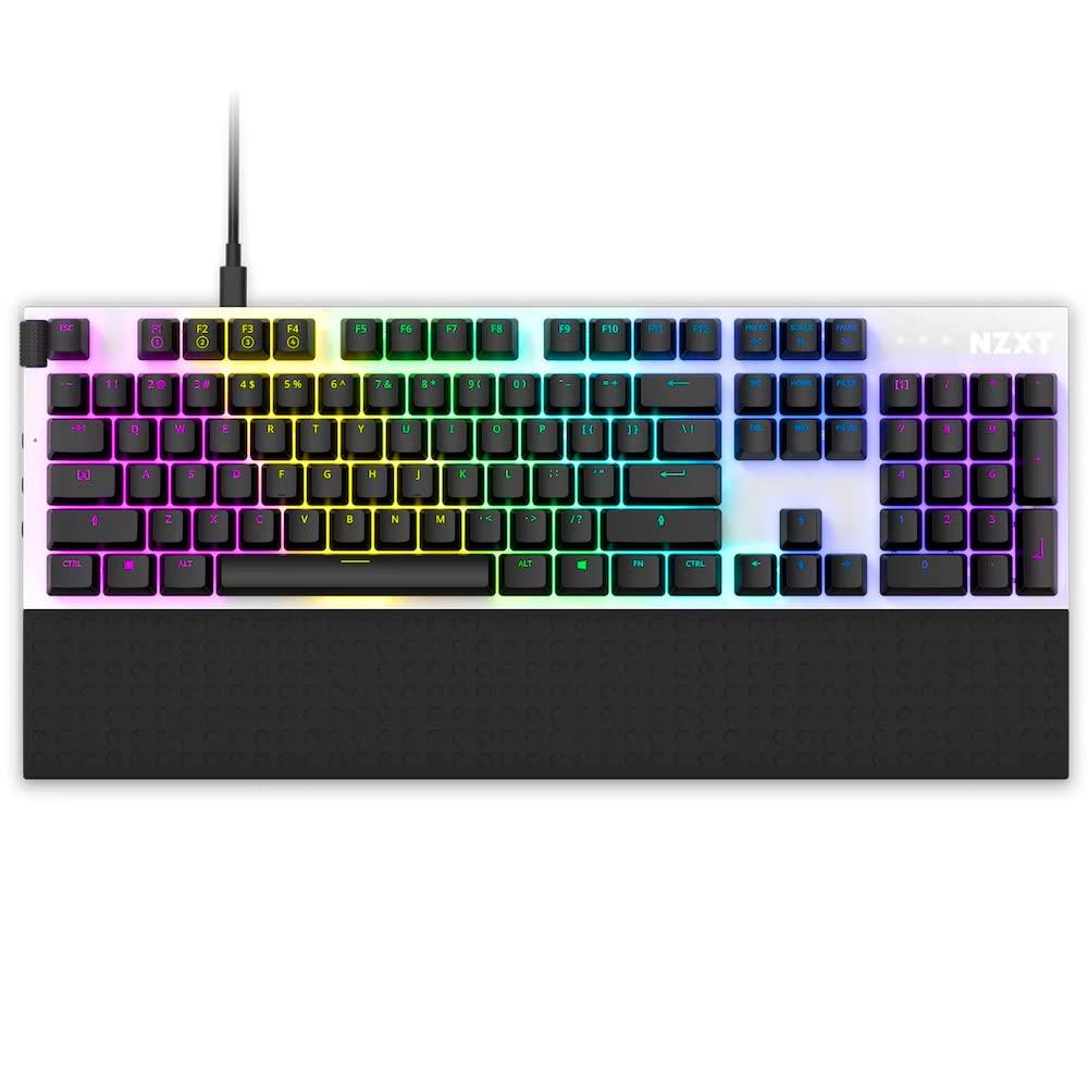NZXT FUNCTION Gaming Keyboard White KB590 KB-1FSUS-WR білий
NZXT FUNCTION Gaming Keyboard White KB590 KB-1FSUS-WR білий