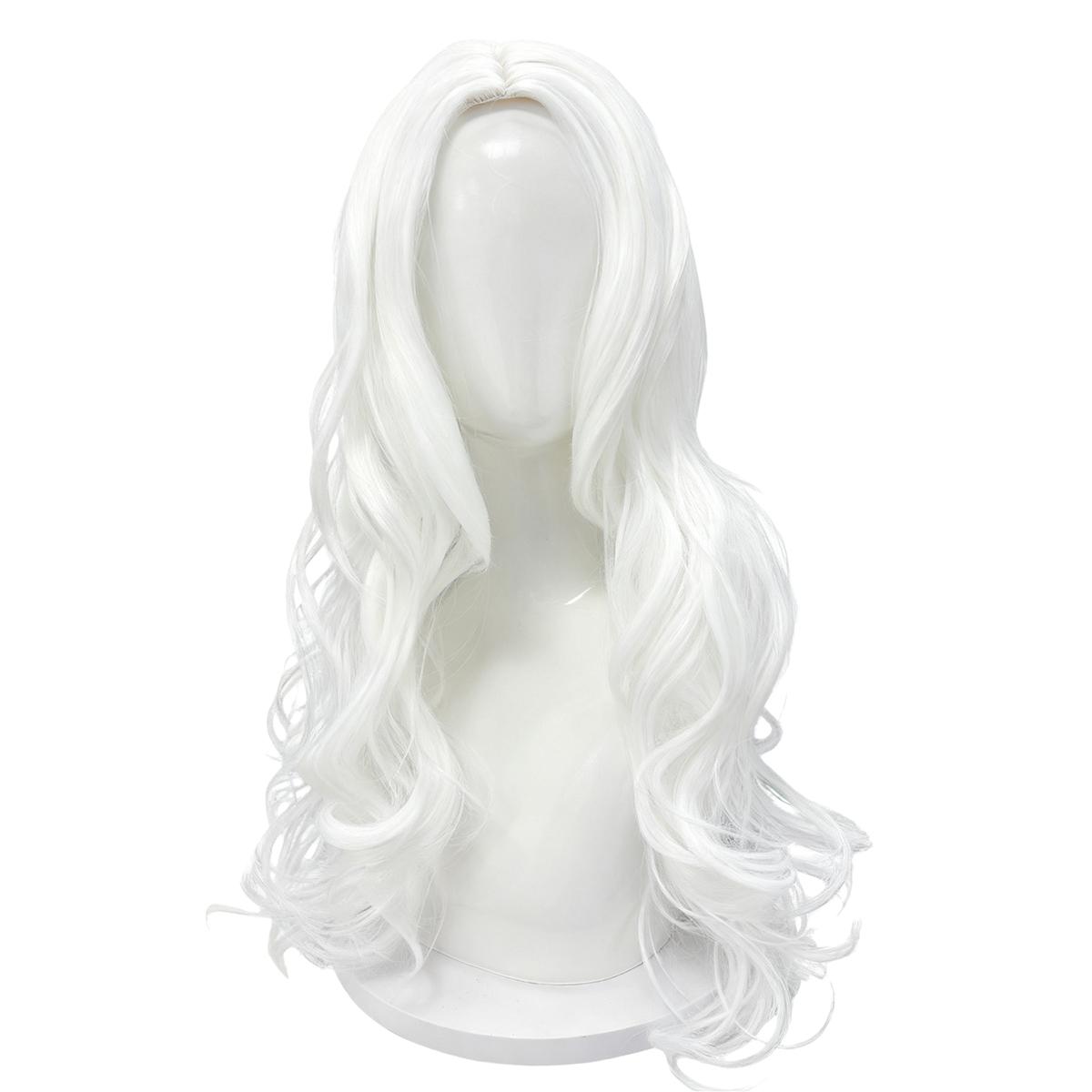Белый длинный парик с легкой волной и пробором посередине - Натурально выглядящее синтетическое волокно для косплея, вечеринок и повседневной укладки белый
Белый длинный парик с легкой волной и пробором посередине - Натурально выглядящее синтетическое волокно для косплея, вечеринок и повседневной укладки белый