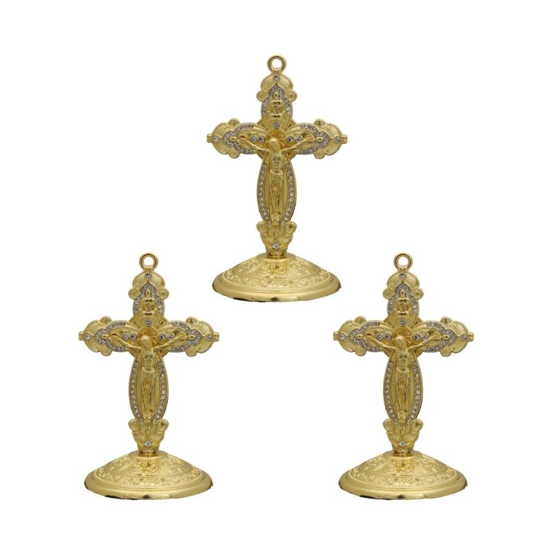 Художественная металлическая эмалированная христианская подвеска-распятие, прочная, для украшения дома, стола, автомобиля, ярких цветов золотой
Художественная металлическая эмалированная христианская подвеска-распятие, прочная, для украшения дома, стола, автомобиля, ярких цветов золотой