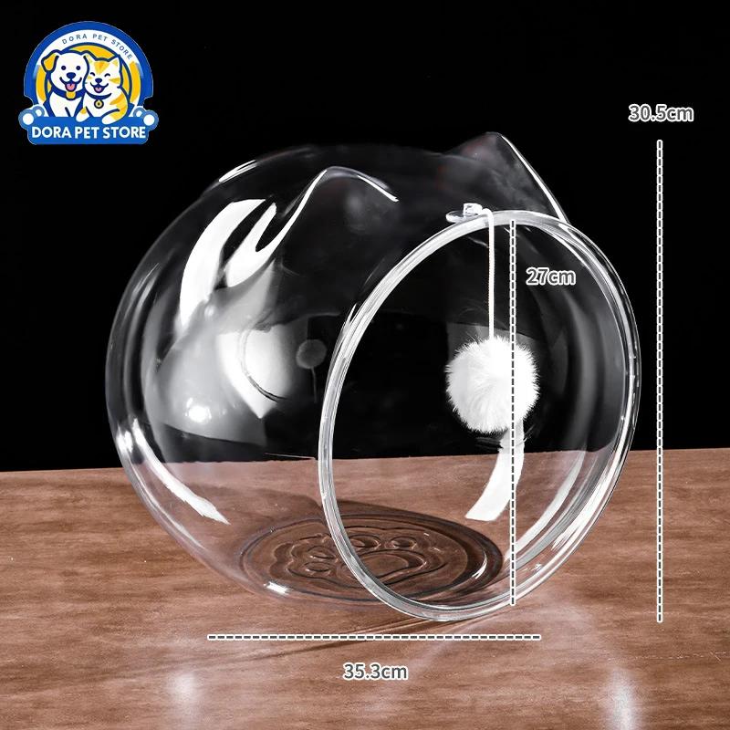 Simple and luxurious home cat bed, easy to maintain for pets, transparent cat cage, breathable, small size, non stick to fur, sp
Simple and luxurious home cat bed, easy to maintain for pets, transparent cat cage, breathable, small size, non stick to fur, sp