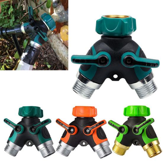Water Hose Splitter Faucet Y-Shaped Connector with Shut Off Valve Leakproof Design Universal Garden Hose Splitter
Water Hose Splitter Faucet Y-Shaped Connector with Shut Off Valve Leakproof Design Universal Garden Hose Splitter