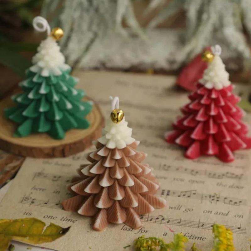 DIY Christmas Tree Candle Silicone Molds Pine Tree 3D Mold For Handmade Candle Making Aromatherapy Plaster Molds Xmas Crafts
DIY Christmas Tree Candle Silicone Molds Pine Tree 3D Mold For Handmade Candle Making Aromatherapy Plaster Molds Xmas Crafts
