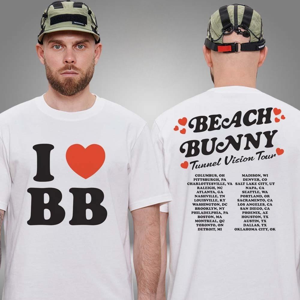 Beach Bunny I Love BB 2025 Spring Tour Two Sided Unisex T-Shirt High-end Luxury Is for Both Men and Women Top Y2k Summer 4XL
Beach Bunny I Love BB 2025 Spring Tour Two Sided Unisex T-Shirt High-end Luxury Is for Both Men and Women Top Y2k Summer 4XL