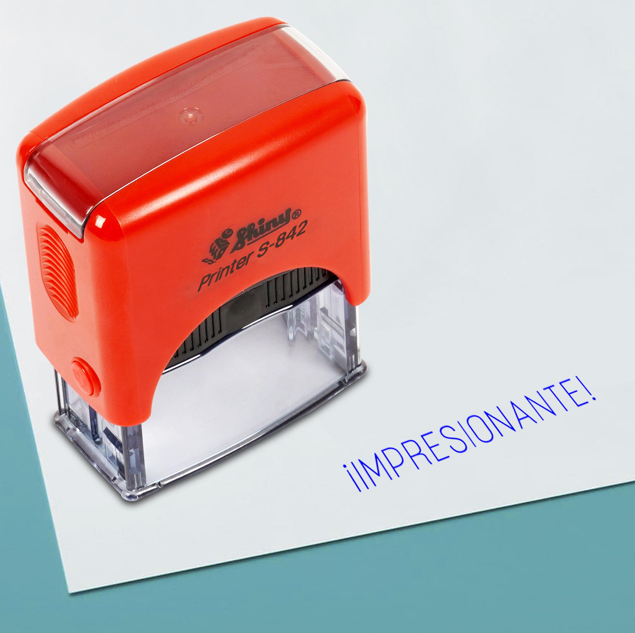 Printtoo Impresionante Self Inking Rubber Stamp Pre,Inked Office Stamp, Home Office Business Stationery, 38 x 14 Blue-38 x 14 mm синій
Printtoo Impresionante Self Inking Rubber Stamp Pre,Inked Office Stamp, Home Office Business Stationery, 38 x 14 Blue-38 x 14 mm синій