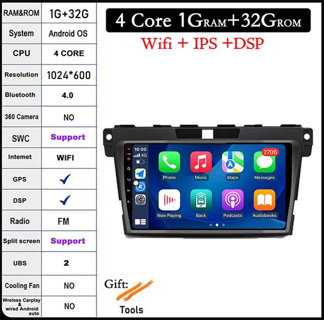 Автомобильное радио QLED Android 14 для Mazda CX7 CX-7 CX 7 2008 - 2015 Автомобильное мультимедийное навигация GPS Видео Carplay Авто BT RDS Стерео
Автомобильное радио QLED Android 14 для Mazda CX7 CX-7 CX 7 2008 - 2015 Автомобильное мультимедийное навигация GPS Видео Carplay Авто BT RDS Стерео