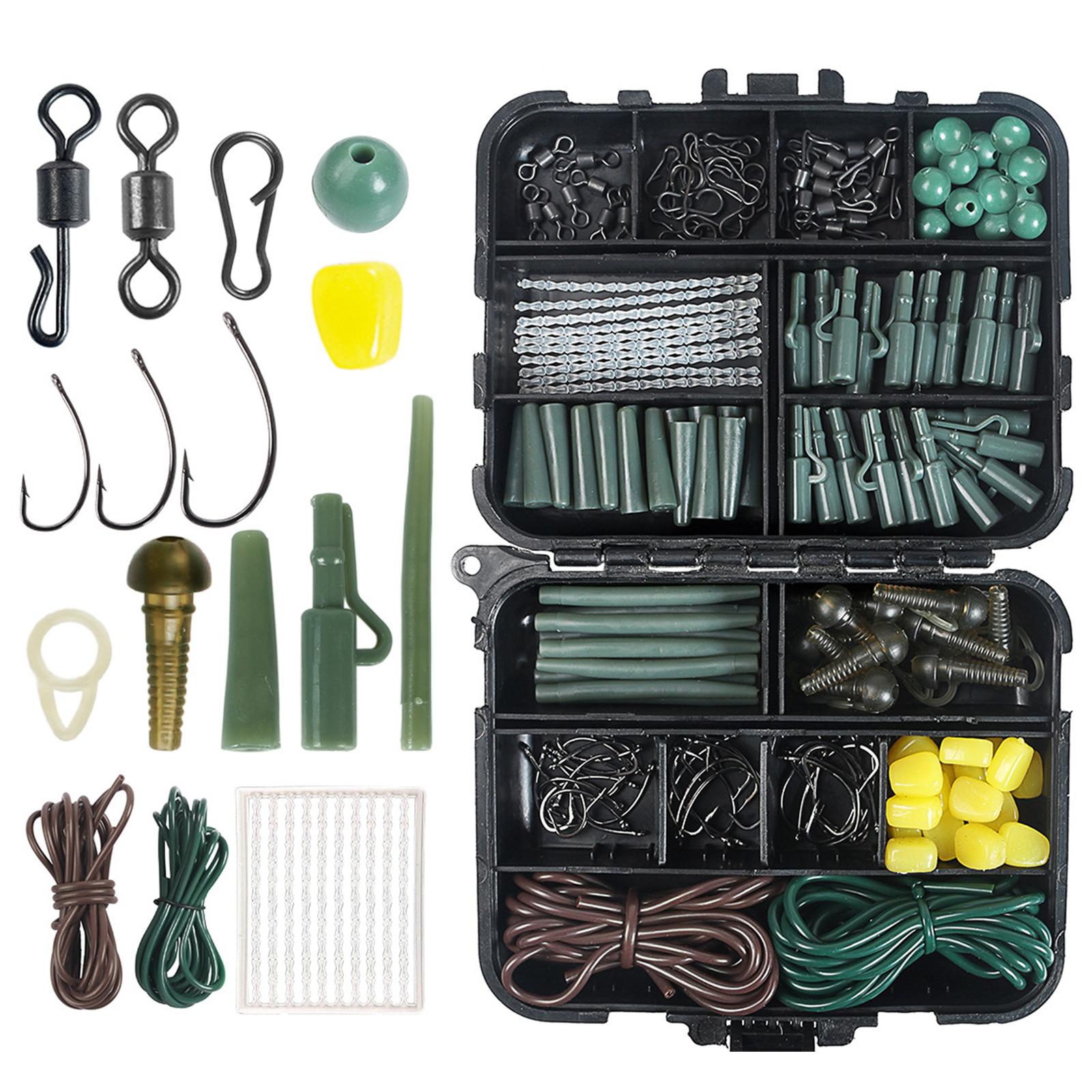 307 шт. Оборудование для карповой рыбалки Аксессуары Вертлюжки Застежки Насадки из кукурузы Резиновые трубки Стопорные бусины для крючка Набор рыболовных снастей
307 шт. Оборудование для карповой рыбалки Аксессуары Вертлюжки Застежки Насадки из кукурузы Резиновые трубки Стопорные бусины для крючка Набор рыболовных снастей