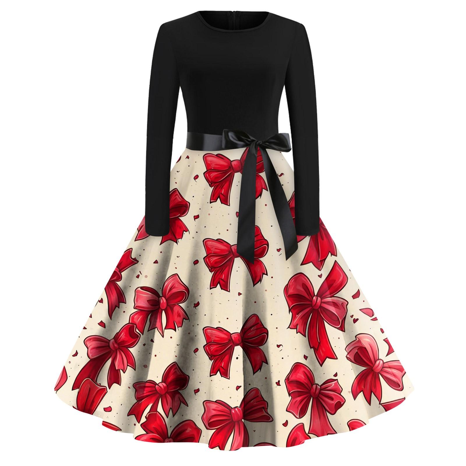 Женское платье с круглым вырезом и большим подолом, плиссированная юбка с длинными рукавами, платье S красный
Женское платье с круглым вырезом и большим подолом, плиссированная юбка с длинными рукавами, платье S красный