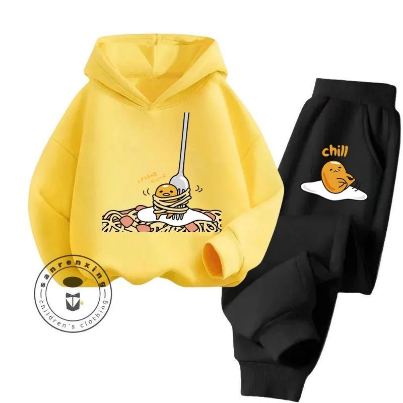 Набір худі з мультфільмом Gudetama Super Cute Pure Cotton Soft Texture підходить для дітей 3-14 років, Kawaii Home Travel Clothing 100
Набір худі з мультфільмом Gudetama Super Cute Pure Cotton Soft Texture підходить для дітей 3-14 років, Kawaii Home Travel Clothing 100