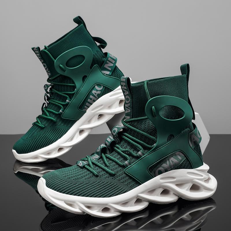 New Men s Casual Shoes Trendy Trainers Running Shoes Blade-style Trainers Mid-top Trainers Large Sizes 39–47 47 темно-зелений колір
New Men s Casual Shoes Trendy Trainers Running Shoes Blade-style Trainers Mid-top Trainers Large Sizes 39–47 47 темно-зелений колір