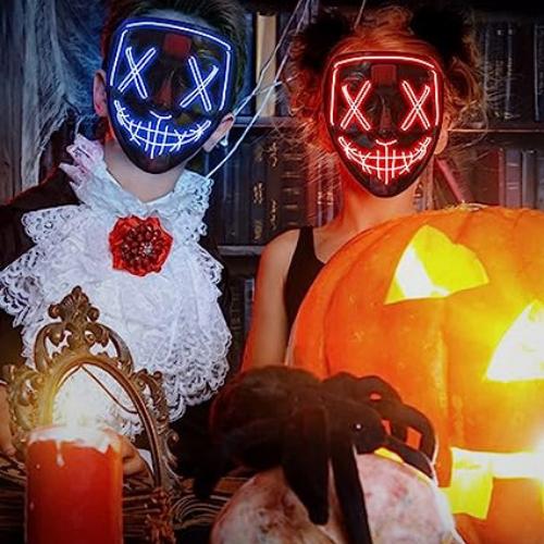 1 шт., Светодиодная светящаяся маска Хэллоуин Наряд Реквизит EL Светящаяся маска Вечеринка Маскарадная вечеринка Холодный свет Полоса Гримаса Маска Без Батареек 
1 шт., Светодиодная светящаяся маска Хэллоуин Наряд Реквизит EL Светящаяся маска Вечеринка Маскарадная вечеринка Холодный свет Полоса Гримаса Маска Без Батареек