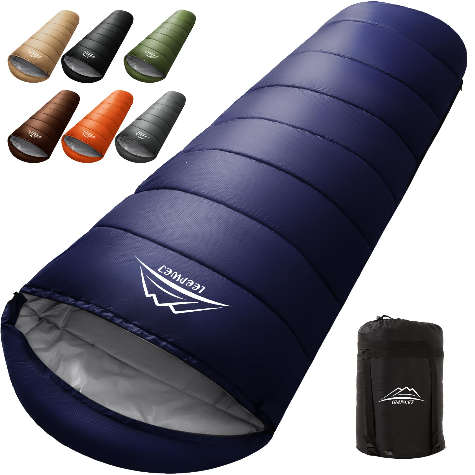 LEEPWEI Mummy-Style Sleeping Bag for Winter Camping, Outdoor Activities, All Seasons, Guest Bedding, Cold-Resistant, Waterproof, Insulated, Lightweigh
LEEPWEI Mummy-Style Sleeping Bag for Winter Camping, Outdoor Activities, All Seasons, Guest Bedding, Cold-Resistant, Waterproof, Insulated, Lightweigh
