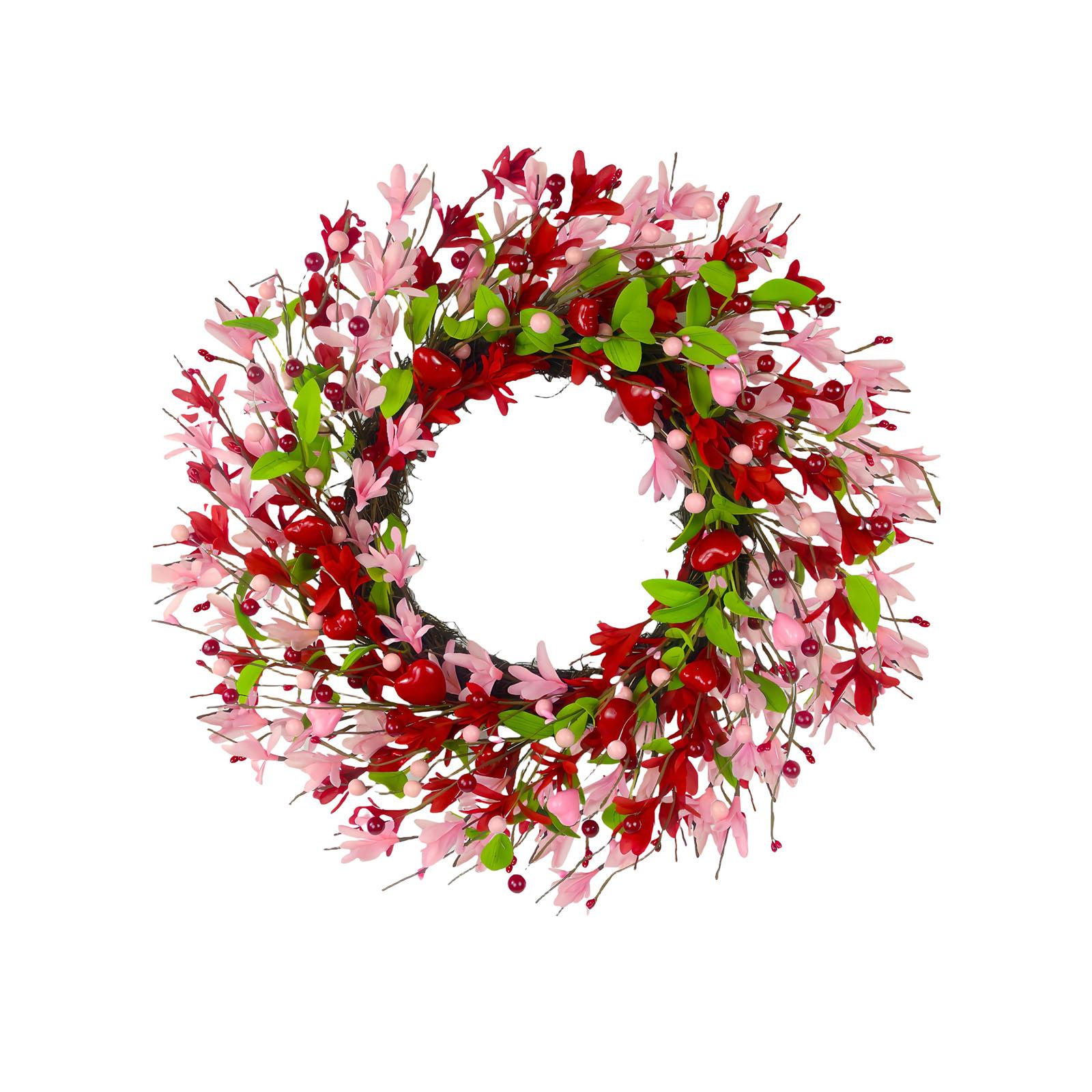 Valentine s Day Wreath, Adorned With Forsythia, Heart-shaped Berries, And Green Leaves, A Perfect Front Door Wreath For Valentine s Day.
Valentine s Day Wreath, Adorned With Forsythia, Heart-shaped Berries, And Green Leaves, A Perfect Front Door Wreath For Valentine s Day.