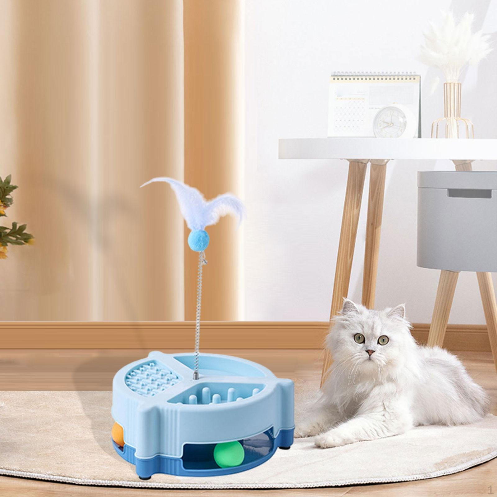 Cat Toy Ball Track Kitten Pleasure Practice Play for Interior Cats Brisk Toys синій
Cat Toy Ball Track Kitten Pleasure Practice Play for Interior Cats Brisk Toys синій