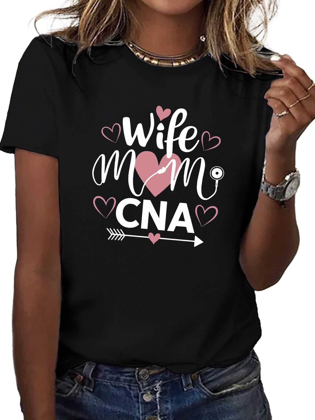 Wife Mom CNA Pure Womens Tshirt Comfort Fit Harajuku Short Sleeve Casual Tshirt Clothing Street Tops Tees Aesthetic Clothes 4XL
Wife Mom CNA Pure Womens Tshirt Comfort Fit Harajuku Short Sleeve Casual Tshirt Clothing Street Tops Tees Aesthetic Clothes 4XL