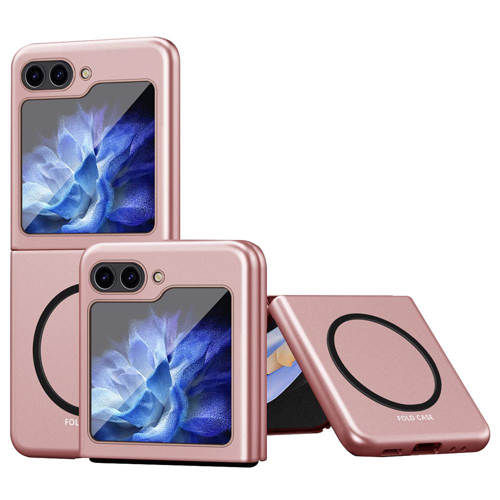 Magnetic Case for Samsung Galaxy Z Flip5 5G Compatible with MagSafe Skin-touch Rubberized PC Phone Cover Pink
Magnetic Case for Samsung Galaxy Z Flip5 5G Compatible with MagSafe Skin-touch Rubberized PC Phone Cover Pink