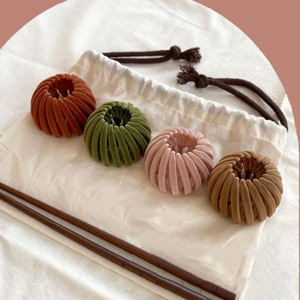 Fixed Women Meatball Head Hair Accessories Bird Nest Bun Maker Velvet Hair Claw Ponytail Buckle
Fixed Women Meatball Head Hair Accessories Bird Nest Bun Maker Velvet Hair Claw Ponytail Buckle