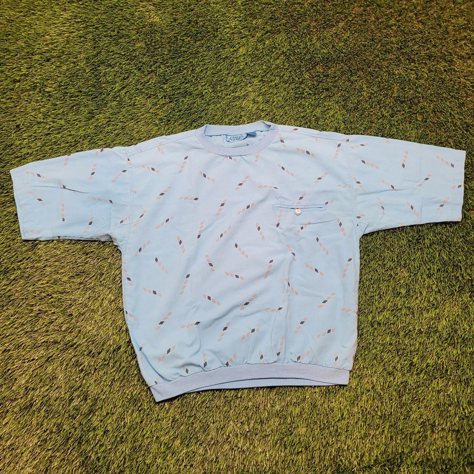 VTG 80s Street Scene Geometric Shirt M Banded Bottom Blouson Retro Dad S
VTG 80s Street Scene Geometric Shirt M Banded Bottom Blouson Retro Dad S