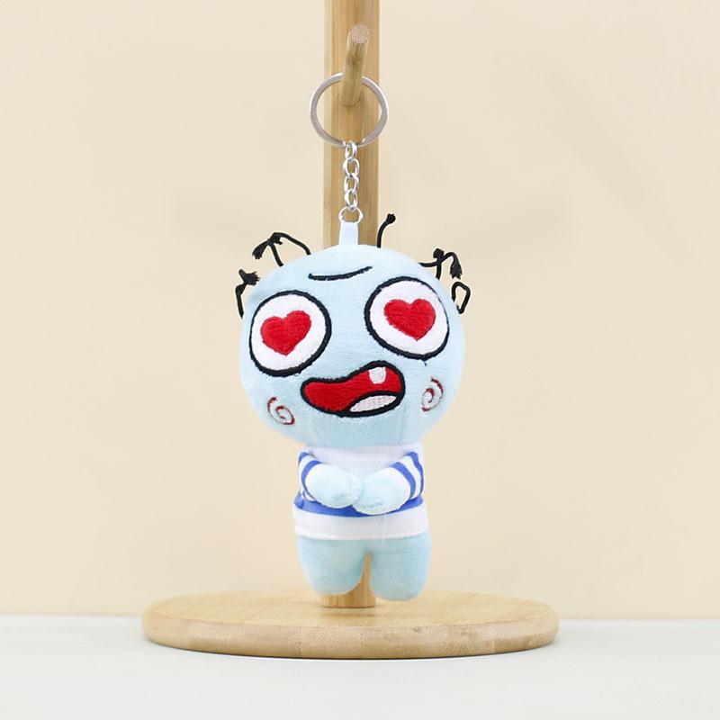Blue Short Plush Zombie Keychain Soft Pp Cotton Filled 13cm Bag Charm HeartEye Zombie
Blue Short Plush Zombie Keychain Soft Pp Cotton Filled 13cm Bag Charm HeartEye Zombie