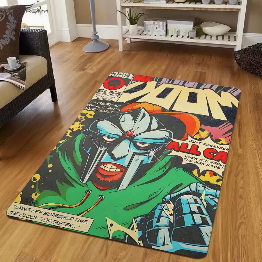 Трендовий килим Mf Doom Репер Madvillian Хіп-хоп Музика Протиковзкі килими для вітальні Спальні Дивана Килим для підлоги в спальні 40x60cm
Трендовий килим Mf Doom Репер Madvillian Хіп-хоп Музика Протиковзкі килими для вітальні Спальні Дивана Килим для підлоги в спальні 40x60cm