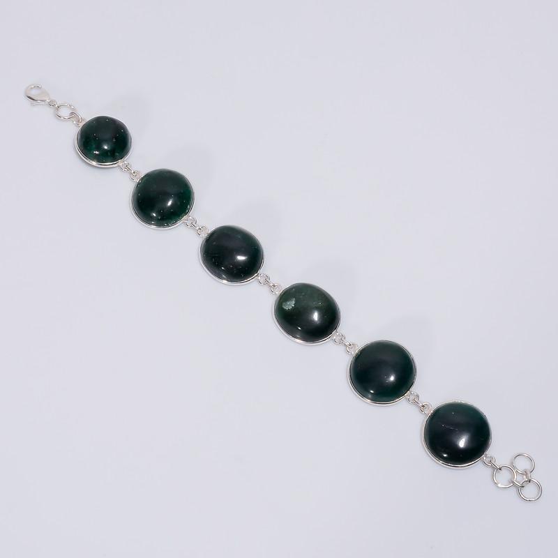 Exclusive Top Grade Qualite 100% Natural Green Aventurine Round Shape Ethnic Style Handmade Jewelry 925 Steling Silver Bracelet 7-8 WSJ5229 7-8 
Exclusive Top Grade Qualite 100% Natural Green Aventurine Round Shape Ethnic Style Handmade Jewelry 925 Steling Silver Bracelet 7-8 WSJ5229 7-8