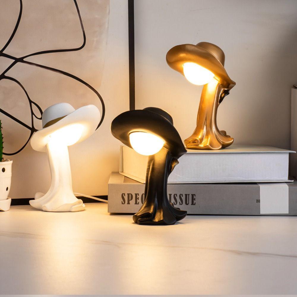 Handicraft Straw Hat LED Lamp Resin Art Bedside Lamp Creative Table Night Light Home Decor белый
Handicraft Straw Hat LED Lamp Resin Art Bedside Lamp Creative Table Night Light Home Decor белый