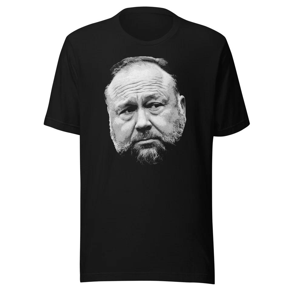 ALEX JONES Face Original Art Graphic Tee Shirt Unisex t-shirt 4XL
ALEX JONES Face Original Art Graphic Tee Shirt Unisex t-shirt 4XL