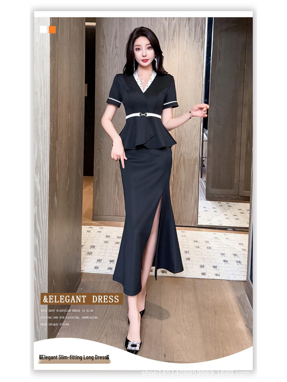 Chic V-neck Waist-Cinching Patchwork Dress for Work & Night Out XXL серый
Chic V-neck Waist-Cinching Patchwork Dress for Work & Night Out XXL серый