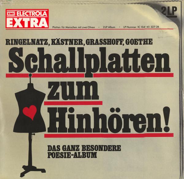 Виниловая пластинка JOACHIM RINGELNATZ ERICH KSTNER Schallplatten Zum Hinhoren Das G 1C13445327 EMI Germany Джаз Б/у
Виниловая пластинка JOACHIM RINGELNATZ ERICH KSTNER Schallplatten Zum Hinhoren Das G 1C13445327 EMI Germany Джаз Б/у