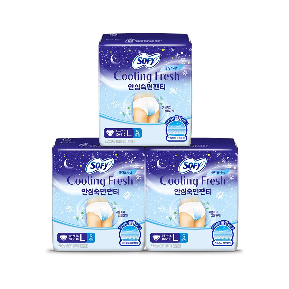 Sophie Охлаждающие Свежие Гигиенические Прокладки Большая Вместимость 3 Штуки (Выберите 1 из 4 типов) (Трусики для безопасного сна) Safe Sleep Panties L 5P*3 Pack
Sophie Охлаждающие Свежие Гигиенические Прокладки Большая Вместимость 3 Штуки (Выберите 1 из 4 типов) (Трусики для безопасного сна) Safe Sleep Panties L 5P*3 Pack