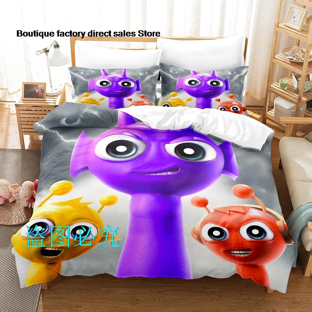 Sprunki Bedding Set Single Twin Full Queen King Size Bed Set Adult Kid Bedroom Duvetcover Sets Anime parure de lit Bed AU Single(140x210cm)
Sprunki Bedding Set Single Twin Full Queen King Size Bed Set Adult Kid Bedroom Duvetcover Sets Anime parure de lit Bed AU Single(140x210cm)