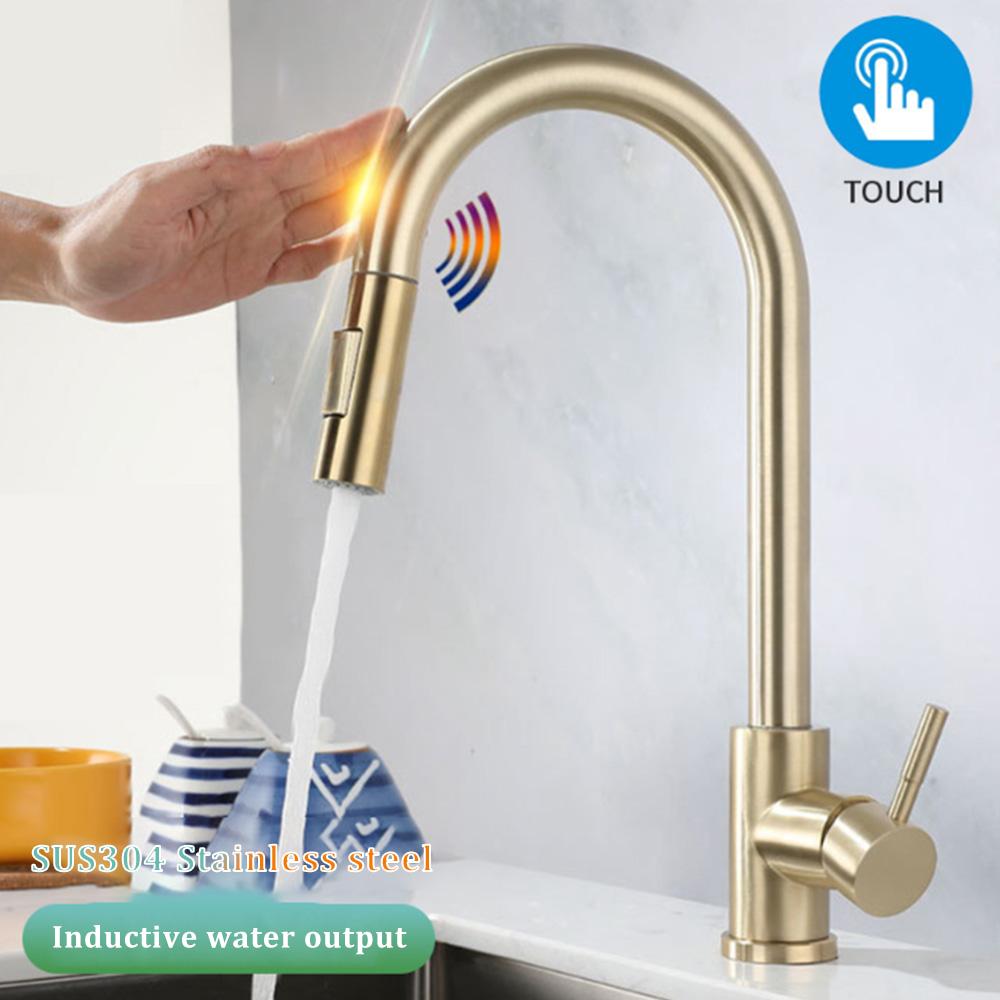 Выдвижной сенсорный смеситель для кухни из нержавеющей стали с чувствительным сенсорным управлением, смеситель для кухни, сенсорный смеситель для кухни
Выдвижной сенсорный смеситель для кухни из нержавеющей стали с чувствительным сенсорным управлением, смеситель для кухни, сенсорный смеситель для кухни