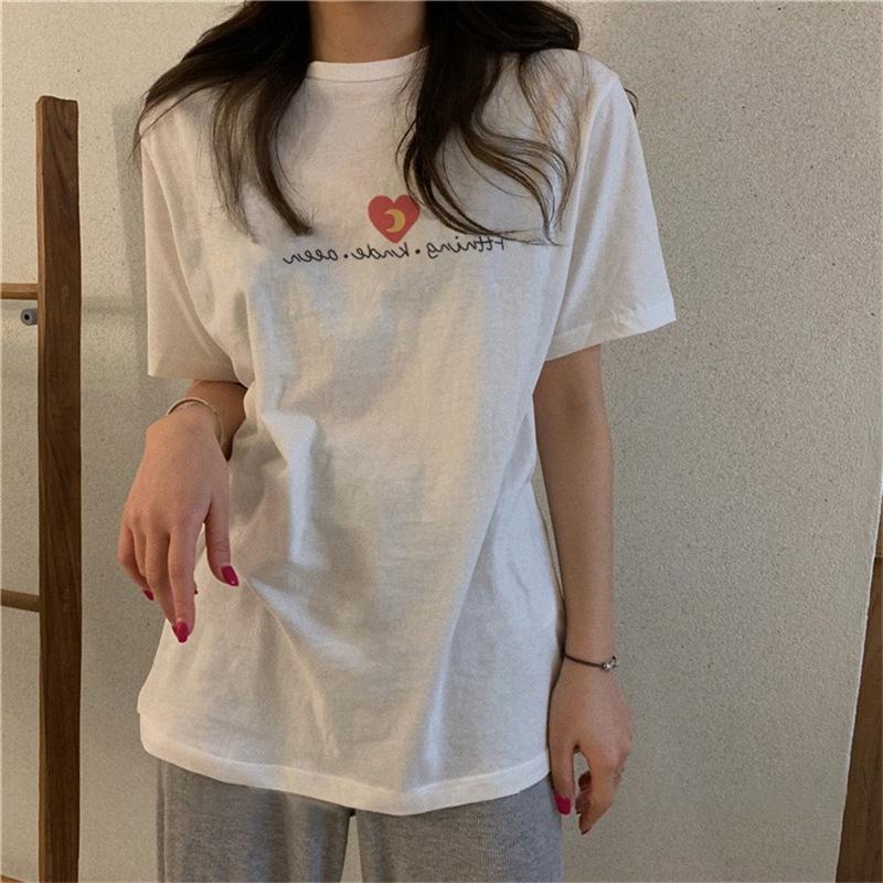 Весенне-летняя женская футболка с мультяшным принтом, футболка из чистого хлопка с короткими рукавами, женский повседневный топ XXXL
Весенне-летняя женская футболка с мультяшным принтом, футболка из чистого хлопка с короткими рукавами, женский повседневный топ XXXL