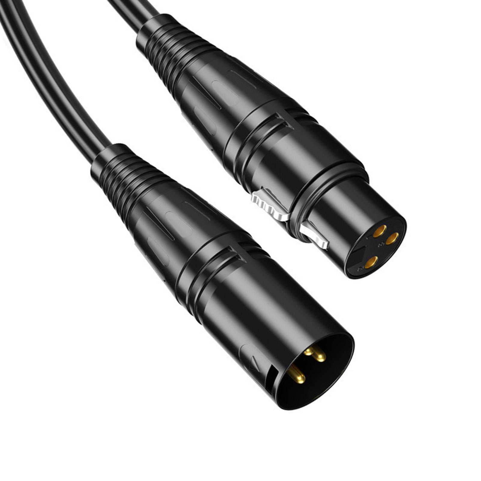 Male to Female Audio Cable Black 6 Meters PVC Sheath Firm Connection XLR Microphone Cable for Music
Male to Female Audio Cable Black 6 Meters PVC Sheath Firm Connection XLR Microphone Cable for Music