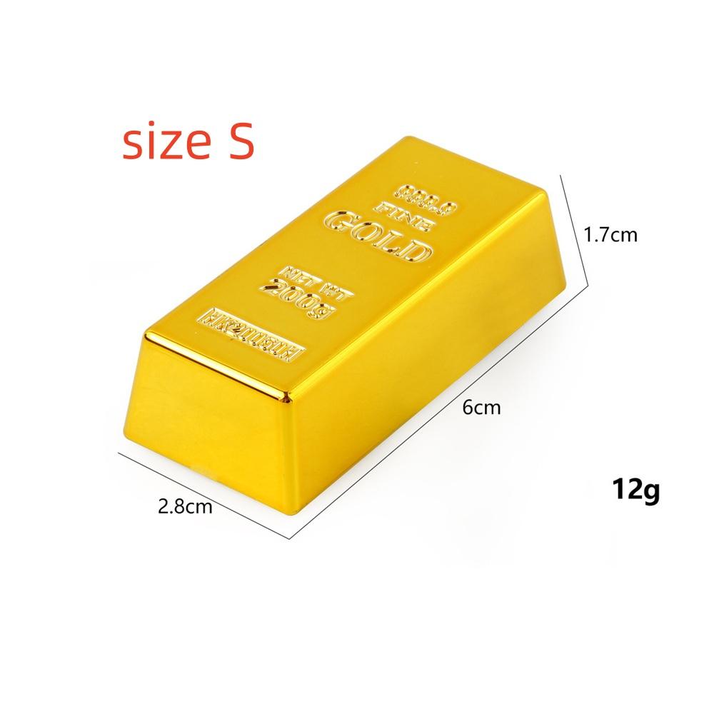 Fake Gold Bar Replica Golden Bullion Glittering Brick Decorative Movie Prop For Stage Decoration Halloween Pirate Party Supplies
Fake Gold Bar Replica Golden Bullion Glittering Brick Decorative Movie Prop For Stage Decoration Halloween Pirate Party Supplies