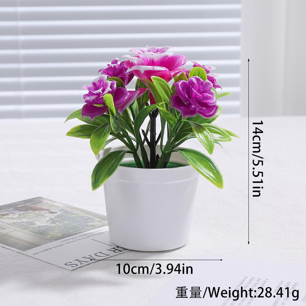 1/3Pcs Artificial Flowers Potted Plant 14cm Fake Plant for Home Room Table Decor Garden Wedding Decoration Outdoor Ornament 1Pcs фіолетовий
1/3Pcs Artificial Flowers Potted Plant 14cm Fake Plant for Home Room Table Decor Garden Wedding Decoration Outdoor Ornament 1Pcs фіолетовий