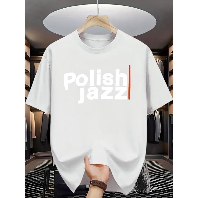 Men s Summer Casual Short Sleeve T-Shirt - Breathable Stretch ,Bold Polish Jazz Print, Round Neck Regular Fit, Machine Washable , Trendy Fashion S белый
Men s Summer Casual Short Sleeve T-Shirt - Breathable Stretch ,Bold Polish Jazz Print, Round Neck Regular Fit, Machine Washable , Trendy Fashion S белый