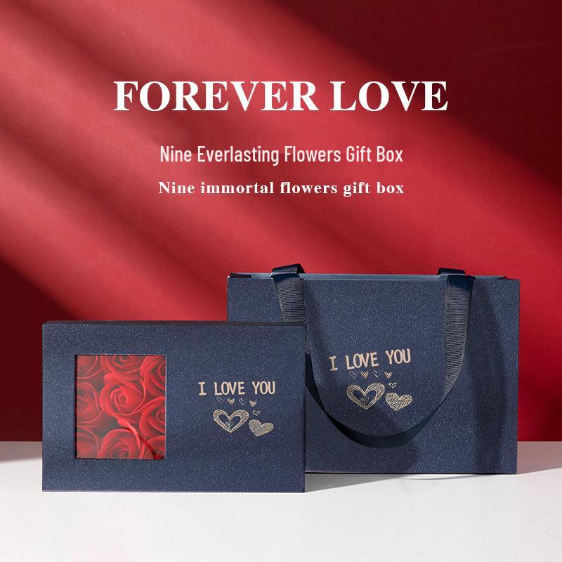 Eternal Flower Jewelry Box with Necklace & Ring Holder, Silver Polishing Cloth & Engraving Option
Eternal Flower Jewelry Box with Necklace & Ring Holder, Silver Polishing Cloth & Engraving Option